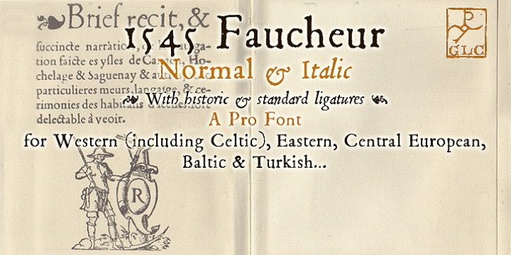 1545 Faucheur font preview