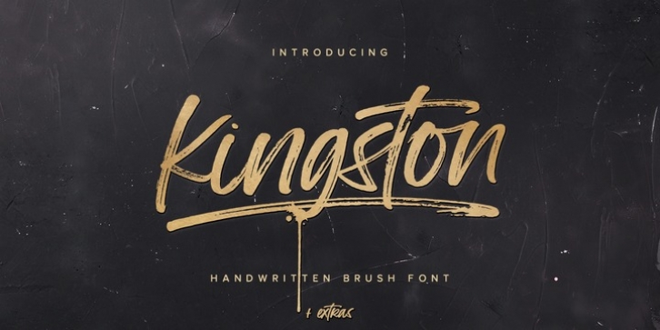 Kingston font preview