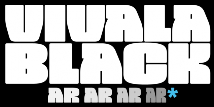 Vivala Black font preview