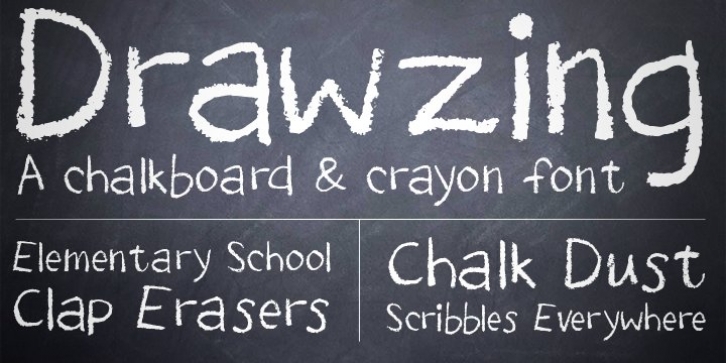 Drawzing font preview