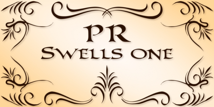 PR Swells 01 font preview