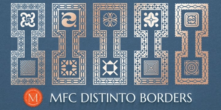 MFC Distinto Borders font preview