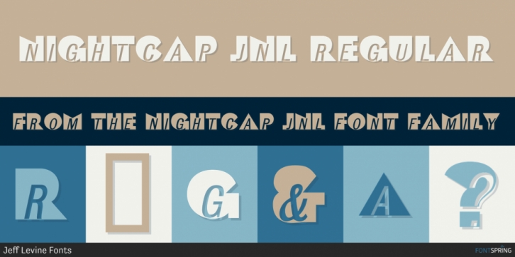 Nightcap JNL font preview
