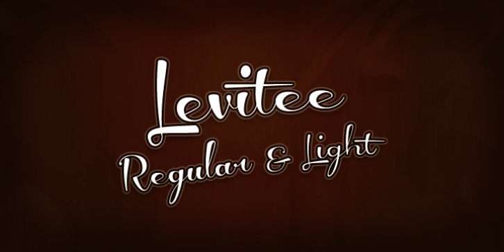 Levitee font preview