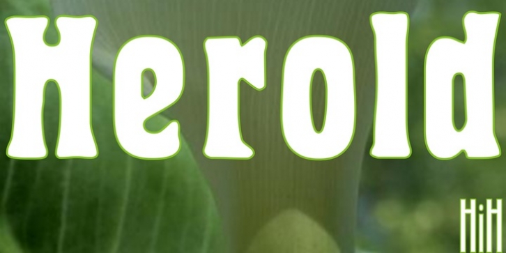 Herold font preview