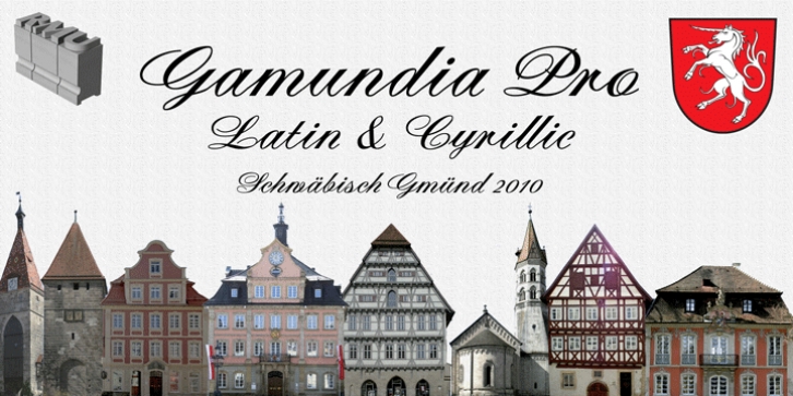 Gamundia Pro font preview