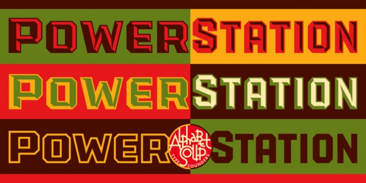 PowerStation font preview