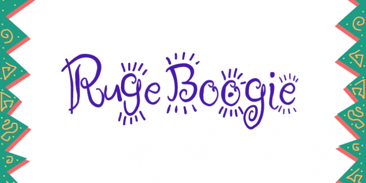 Ruge Boogie font preview