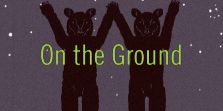 On The Ground font preview