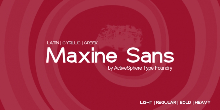 Maxine Sans font preview