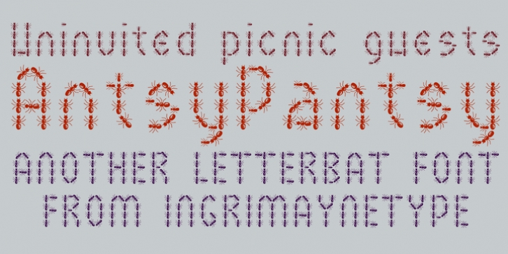 AntsyPantsy font preview