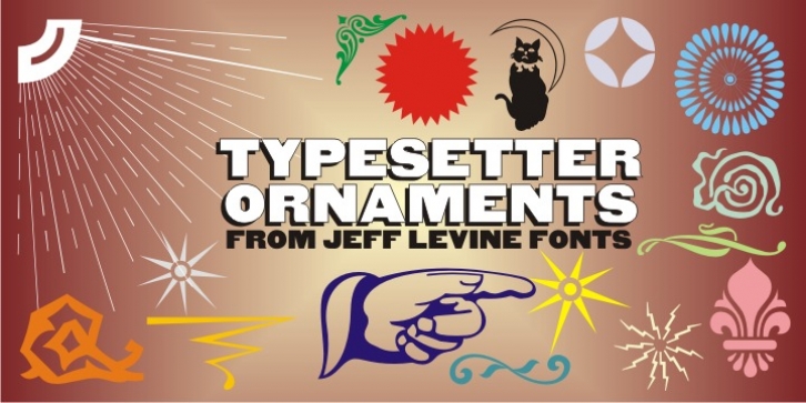Typesetter Ornaments JNL font preview