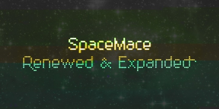 SpaceMace font preview