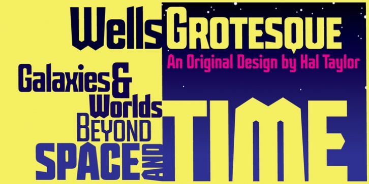 Wells Grotesque Pro font preview