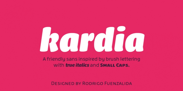 Kardia font preview