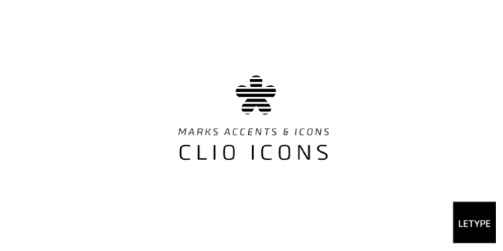 Clio Icons font preview