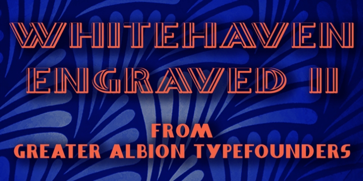 Whitehaven font preview