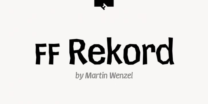 FF Rekord font preview