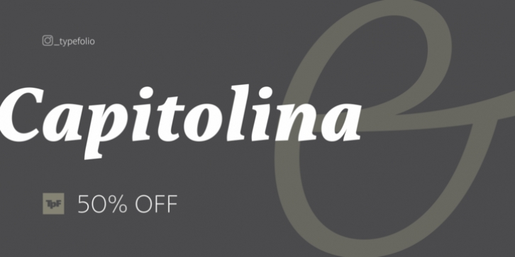 Capitolina font preview