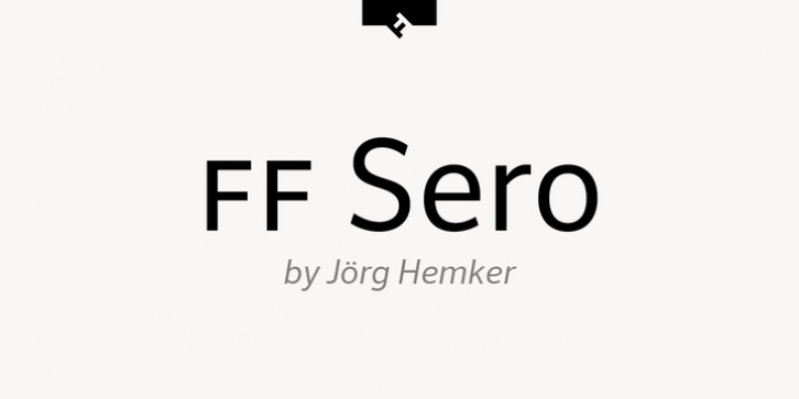 FF Sero Pro font preview