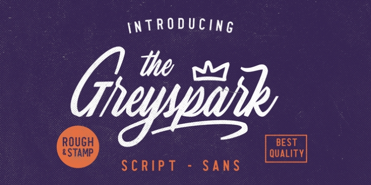 Greyspark font preview