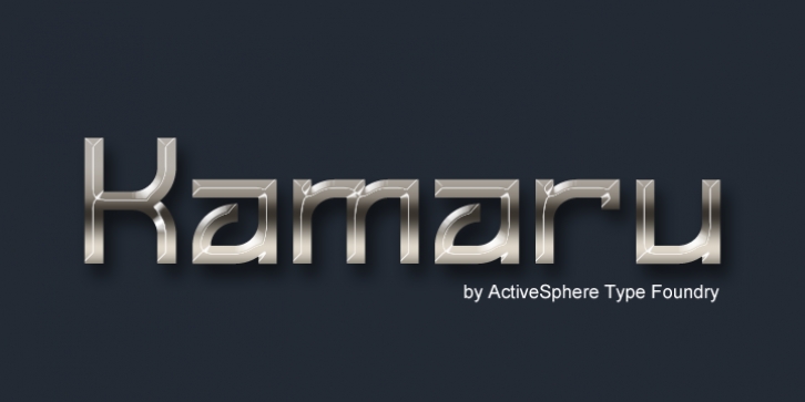Kamaru Sans font preview