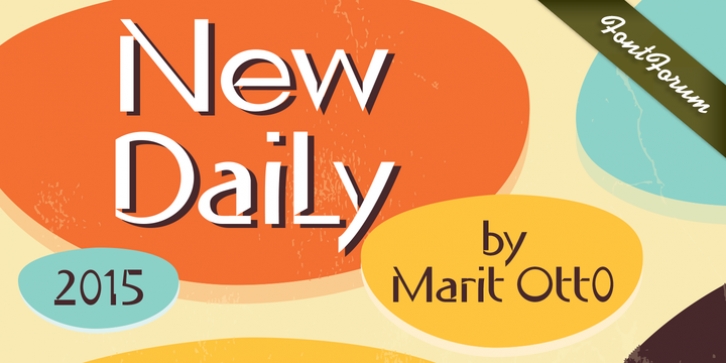 New Daily font preview