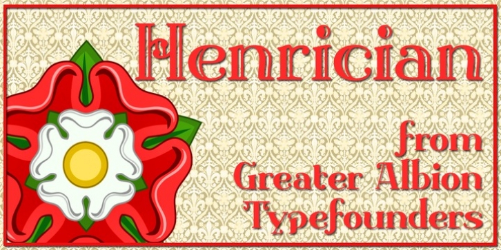 Henrician font preview