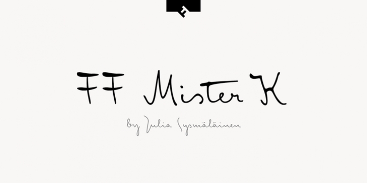 FF Mister K font preview
