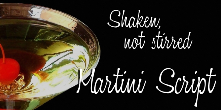 Martini Script font preview
