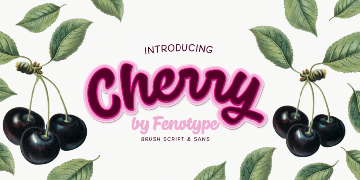 Cherry font preview