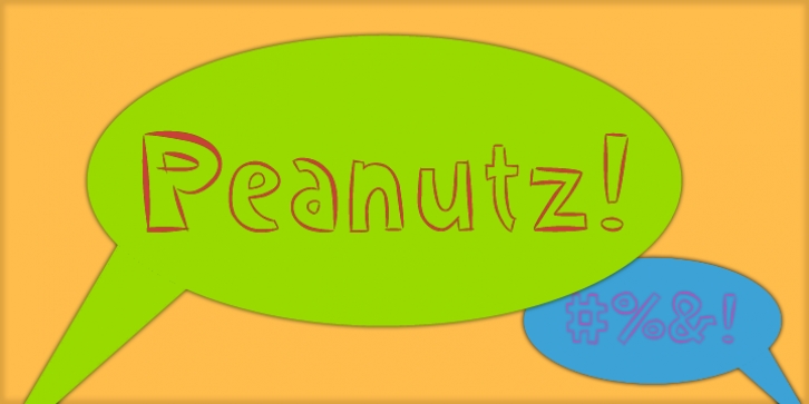 Peanutz font preview