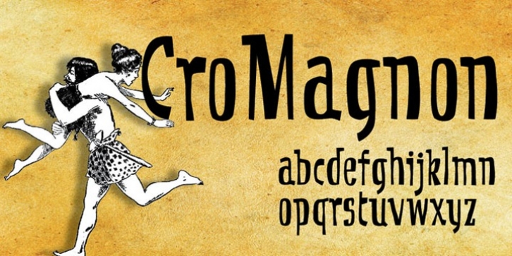 CroMagnon font preview