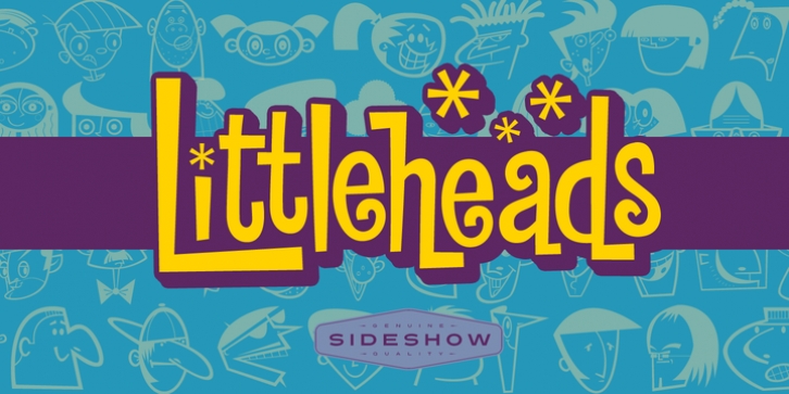 Littleheads font preview