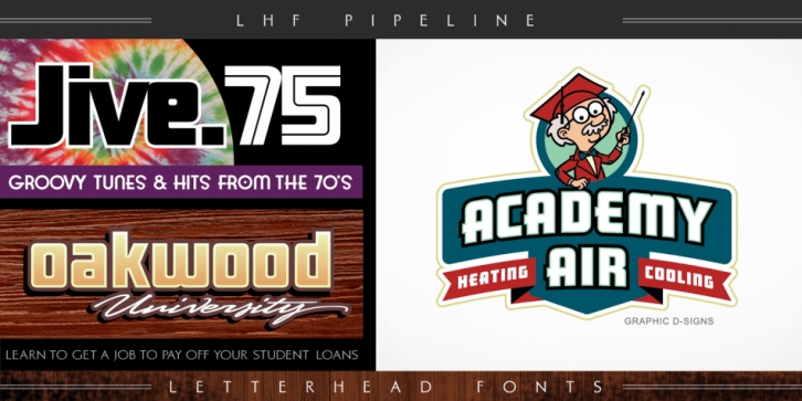 LHF Pipeline font preview