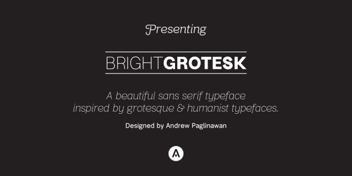 Bright Grotesk font preview