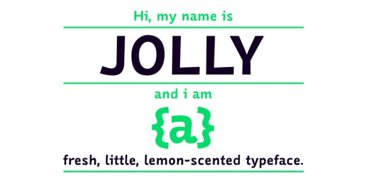 Jolly font preview