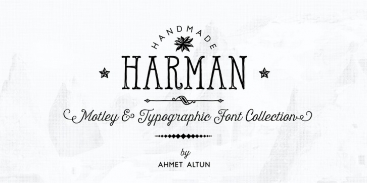 Harman font preview
