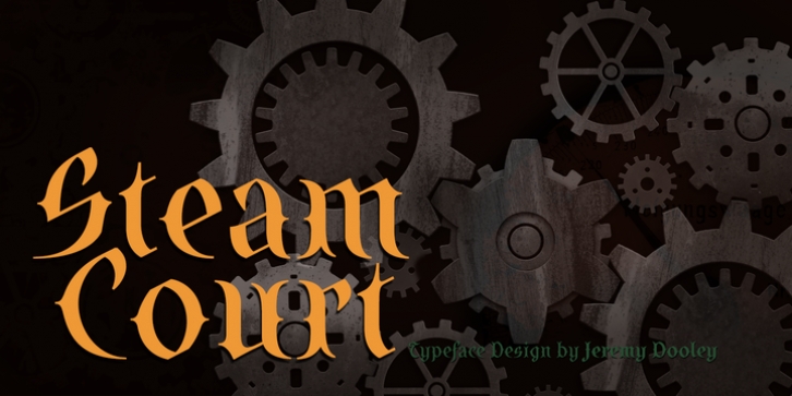 SteamCourt font preview