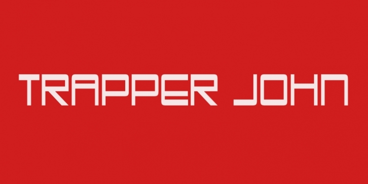 Trapper John font preview
