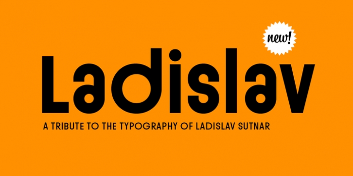Ladislav font preview