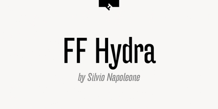 FF Hydra Text font preview