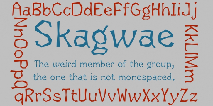 Skagwae font preview