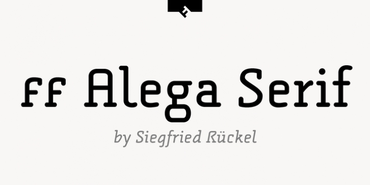 FF Alega Serif Pro font preview