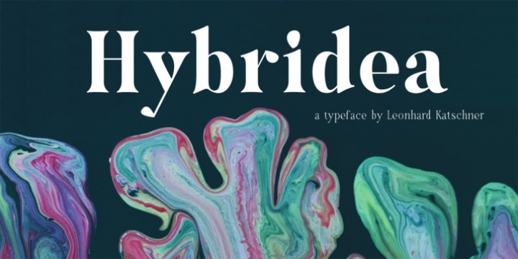 Hybridea font preview