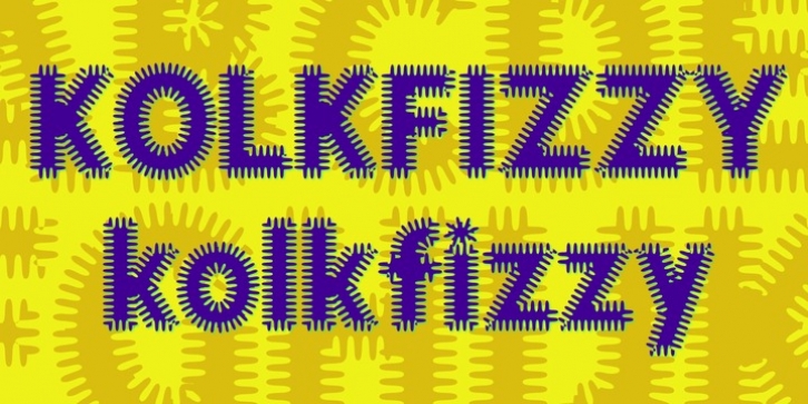 KolkFizzy font preview