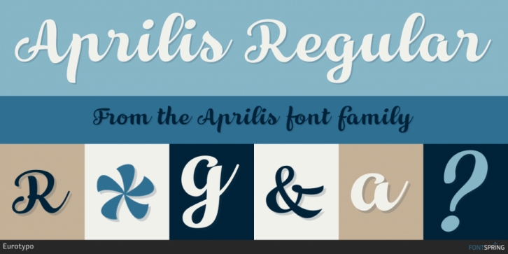 Aprilis font preview