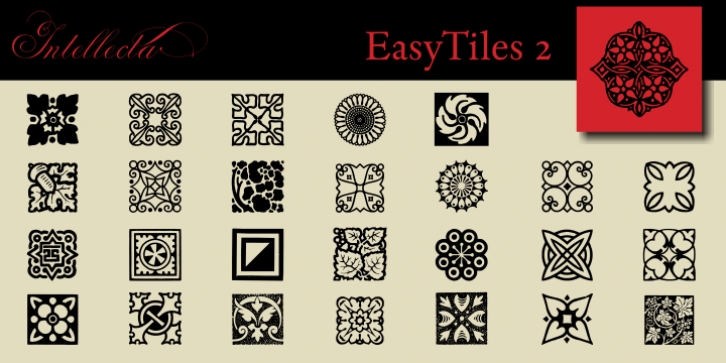 Easy Tiles font preview