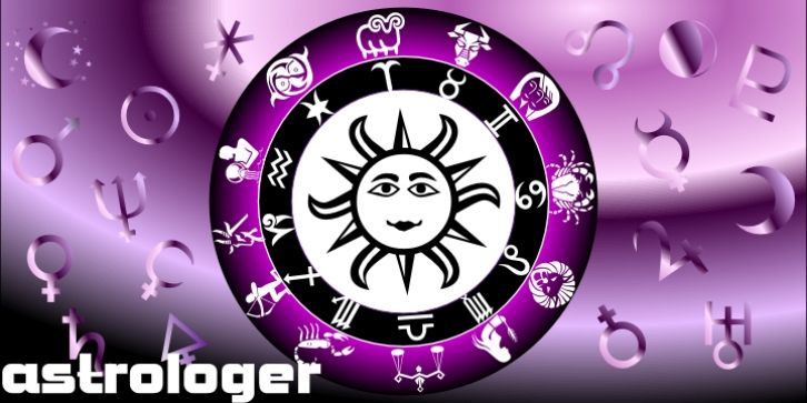 Astrologer Symbols font preview