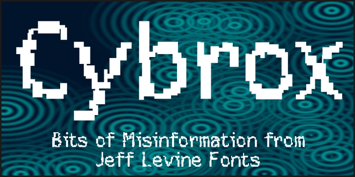 Cybrox JNL font preview